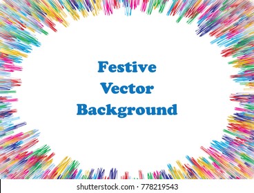 Festive colorful abstract pattern. Flash burst ray vector line texture for holidays, postcards, posters, web, carnivals, birthday, children's parties. Cover comic mock-up. New year, Christmas theme