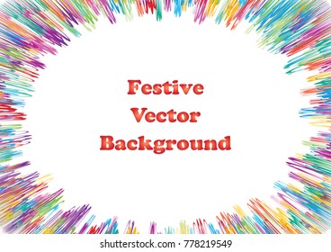 Festive colorful abstract pattern. Flash burst ray vector line texture for holidays, postcards, posters, web, carnivals, birthday, children's parties. Cover comic mock-up. New year, Christmas theme