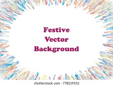 Festive colorful abstract pattern. Flash burst ray vector line texture for holidays, postcards, posters, web, carnivals, birthday, children's parties. Cover comic mock-up. New year, Christmas theme