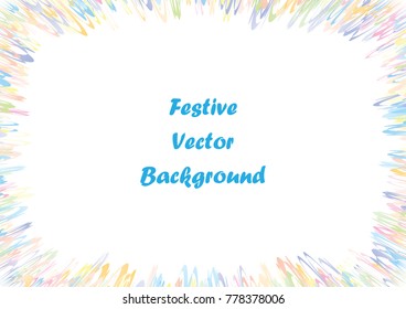 Festive colorful abstract pattern. Flash burst ray vector line texture for holidays, postcards, posters, web, carnivals, birthday, children's parties. Cover comic mock-up. New year, Christmas theme