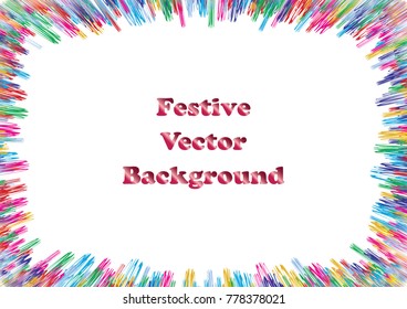 Festive colorful abstract pattern. Flash burst ray vector line texture for holidays, postcards, posters, web, carnivals, birthday, children's parties. Cover comic mock-up. New year, Christmas theme