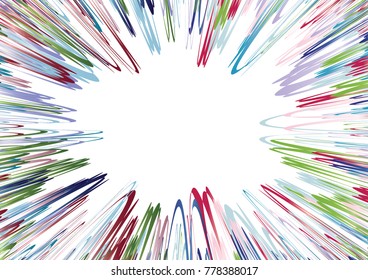 Festive colorful abstract pattern. Flash burst ray vector line texture for holidays, postcards, posters, web, carnivals, birthday, children's parties. Cover comic mock-up. New year, Christmas theme