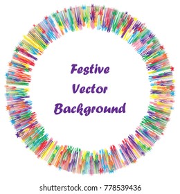 Festive colorful abstract pattern. Flash burst ray vector line texture for holidays, postcards, posters, web, carnivals, birthday, children's parties. Cover comic mock-up. New year, Christmas theme