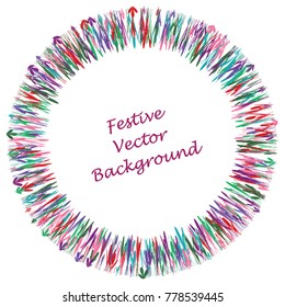 Festive colorful abstract pattern. Flash burst ray vector line texture for holidays, postcards, posters, web, carnivals, birthday, children's parties. Cover comic mock-up. New year, Christmas theme