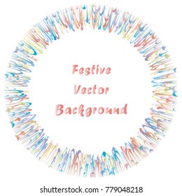 Festive colorful abstract pattern. Flash burst ray vector line texture for holidays, postcards, posters, web, carnivals, birthday, children's parties. Cover comic mock-up. New year, Christmas theme