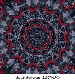 Festive colorful mandala art pattern geometric vector
