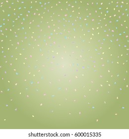 Festive colorful rectangle confetti background. Vector illustration for decoration of holidays, postcards, posters, websites, carnivals, birthday and children's parties.