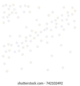 Festive colorful round confetti background. Vector illustration for decoration of holidays, postcards, posters, websites, birthday and children's parties.