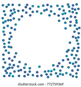 Festive colorful round confetti background. Vector illustration for decoration of holidays, postcards, posters, websites, carnivals, birthday and children's parties.