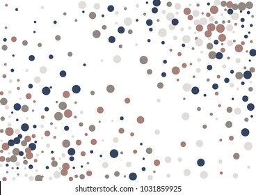 Festive  confetti background. Frame vector pattern texture for holiday, postcard, poster, carnival, banner, birthday and children's parties. 