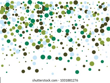 Festive confetti background. Frame vector pattern texture for holiday, postcard, poster, carnival, banner, birthday and children's parties. 