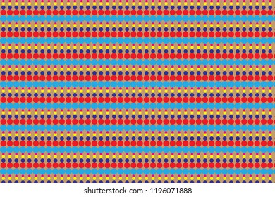 Festive Confetti Circles Pattern Original Vector Design. Decorated with bright circles geometric texture. Perfect for textile, fabric design, covers, wallpapers etc