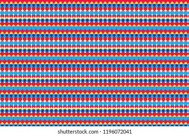 Festive Confetti Circles Pattern Original Vector Design. Decorated with bright circles geometric texture. Perfect for textile, fabric design, covers, wallpapers etc