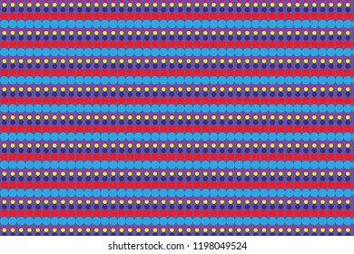 Festive Confetti Circles Pattern Original Vector Design. Decorated with bright circles geometric texture. Perfect for textile, fabric design, covers, wallpapers etc