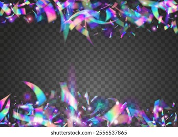 Festive Confetti. Falling Design. Glare Holographic Serpentine. Anniversary Glitter. Foil Gradient. Digital Flag. Celebrate Effect. Pink Happy Burst. Purple Festive Confetti