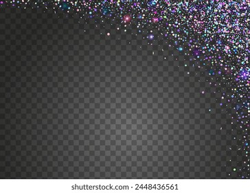 Festive Confetti. Laser Pattern. Modern Design. Digital Dust. Glare Birthday Explosion. Carnival Glitter. Neon Paper. Blue Disco Burst. Pink Festive Confetti