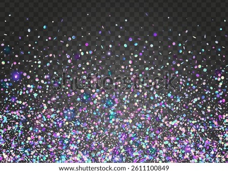 Festive Confetti. Light Surprise Backdrop. Blue Laser Tinsel. Carnival Glitter. Cristal Ribbon. Falling Design. Disco Concept. Rainbow Paper. Pink Festive Confetti