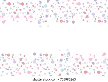 Festive confetti on a white background. Stylish texture for holidays and events. Christmas and New year theme. Cover mock-up. 