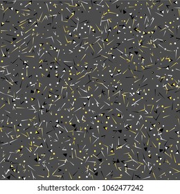 Festive Confetti vector background. Scatter of colored sharp and circular elements.  Abstract Dynamic Motion Vector background. Celebration decorations, paper packaging, textile design.
