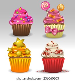 Festive cupcakes