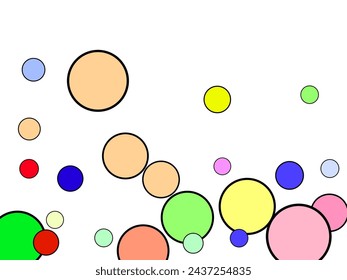 Festive decor on a turquoise background. Black Vector Spot Polkadot. Small Pattern Cute Summer.
