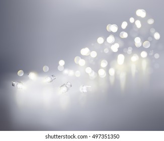 Festive decoration. Vector illustration.