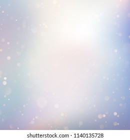 Festive defocused lights effect. Abstract bokeh background. EPS 10