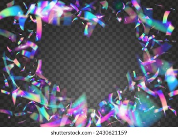 Festive Effect. Laser Gradient. Retro Christmas Serpentine. Unicorn Flag. Anniversary Background. Rainbow Banner. Carnaval Glitter. Pink Foil Confetti. Blue Festive Effect
