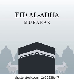 Festive Eid al-Adha Celebration Poster Design