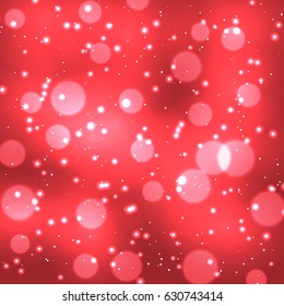 Festive elegant abstract background with bokeh lights and stars Texture