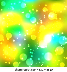 Festive elegant abstract background with bokeh lights and stars Texture
