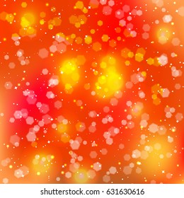 Festive elegant abstract background with bokeh lights and stars. Texture