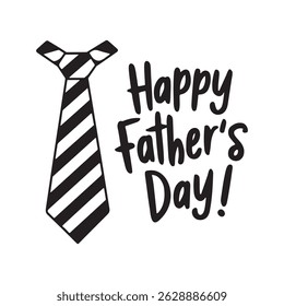 festive father's day illustration featuring a bow tie, bold lettering, and celebratory design