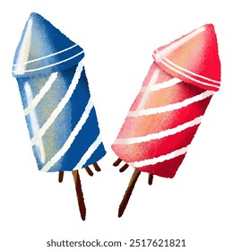 Lançamento de foguete festivo para Hanukkah