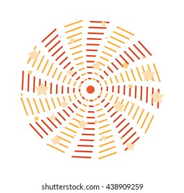 Festive firework bursting shape firework pictograms isolated