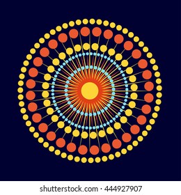 Festive firework bursting shape firework pictograms isolated
