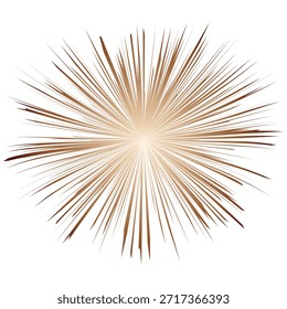 Festive fireworks icon. Vector EPS 10 AI