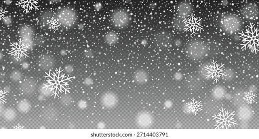 
Festive flying snowflakes backdrop snowfall speck frozen particles