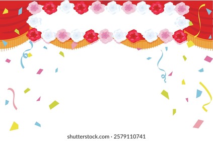 Festive frame background vector illustration