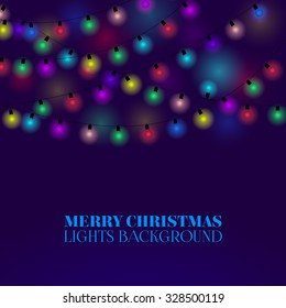 Festive Garland Vector Illustration