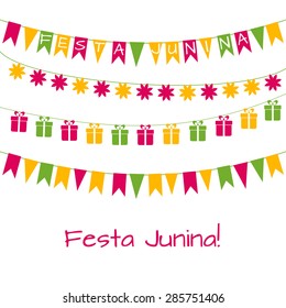 Festive garlands for Brazil june party