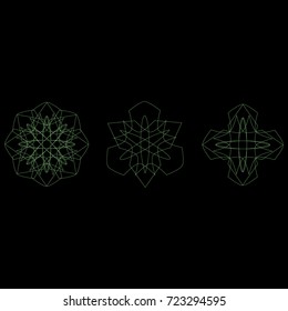 Festive geometric pattern for gifts and holidays, for packaging, clothing, goods and logos
