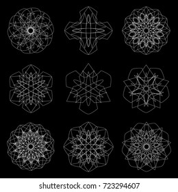 Festive geometric pattern for gifts and holidays, for packaging, clothing, goods and logos