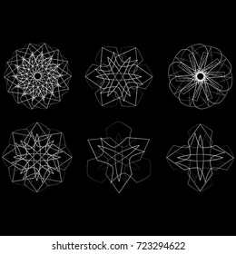 Festive geometric pattern for gifts and holidays, for packaging, clothing, goods and logos