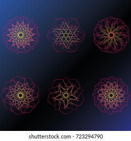Festive geometric pattern for gifts and holidays, for packaging, clothing, goods and logos