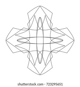 Festive geometric pattern for gifts and holidays, for packaging, clothing, goods and logos
