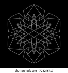 Festive geometric pattern for gifts and holidays, for packaging, clothing, goods and logos