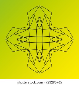 Festive geometric pattern for gifts and holidays, for packaging, clothing, goods and logos