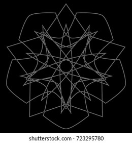 Festive geometric pattern for gifts and holidays, for packaging, clothing, goods and logos