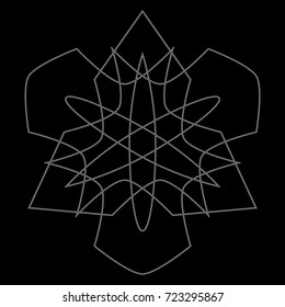 Festive geometric pattern for gifts and holidays, for packaging, clothing, goods and logos